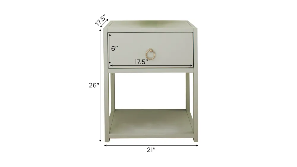 East End Accent Table Dimensions