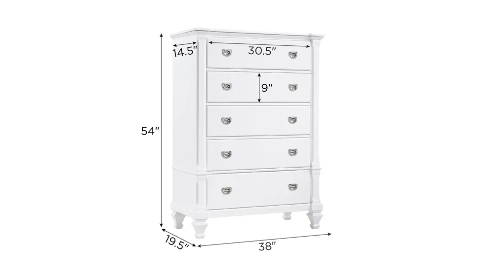 Asher Chest Dimensions