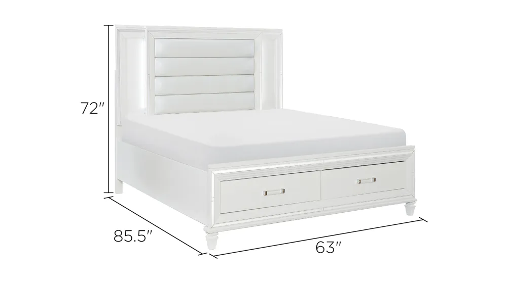 Selena Platform Storage Bed Dimensions