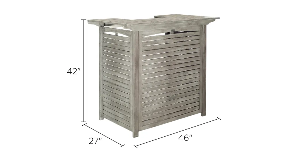 Monterey Bar Dimensions