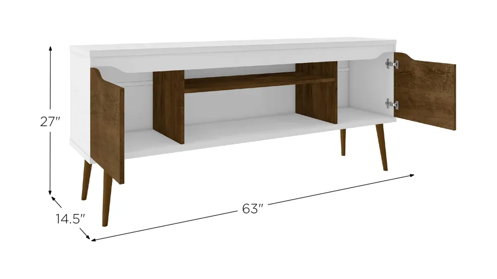Bradley 62" TV Stand Dimensions