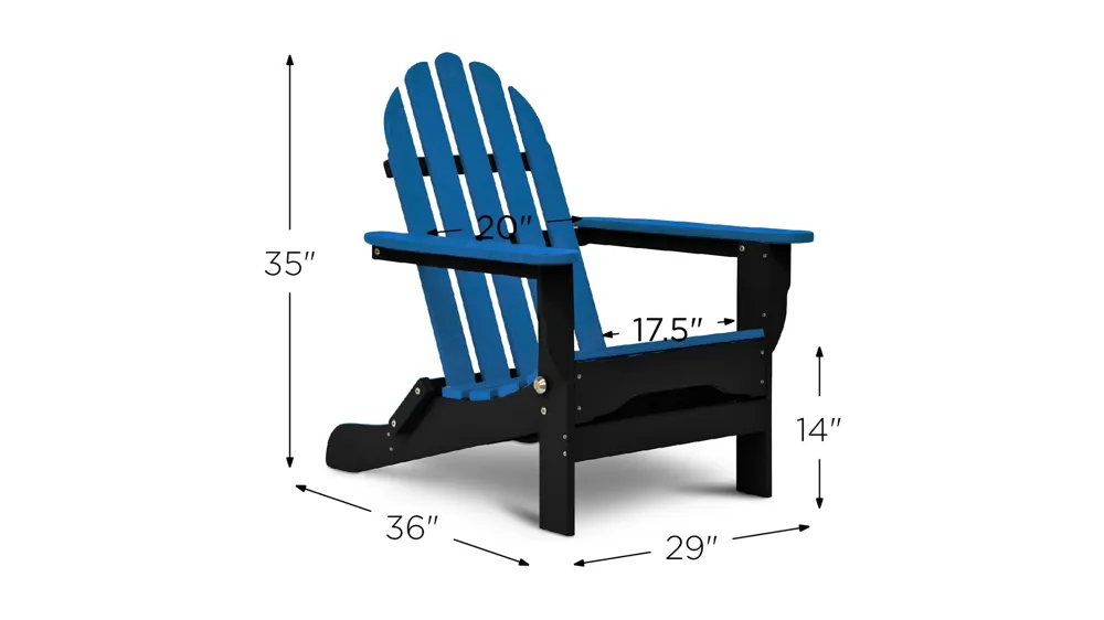Icon Outdoor Adirondack Chair Dimensions