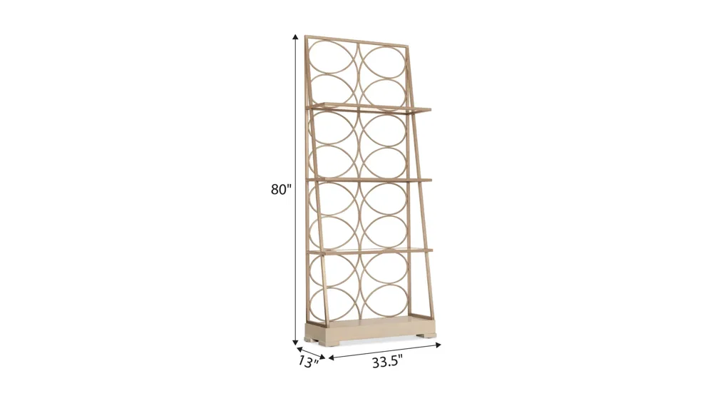Melange Flourish Bookcase Dimensions