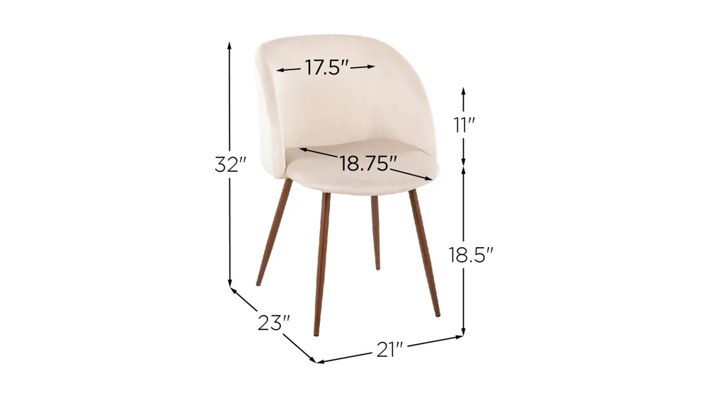 Fran Chairs - Set of 2 Dimensions