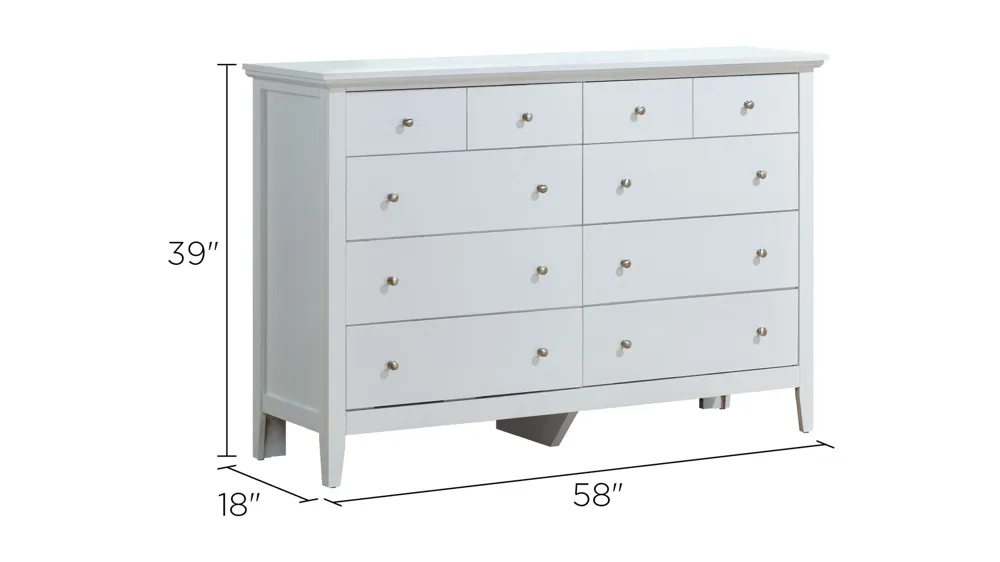 Hammond Bedroom Dresser Dimensions
