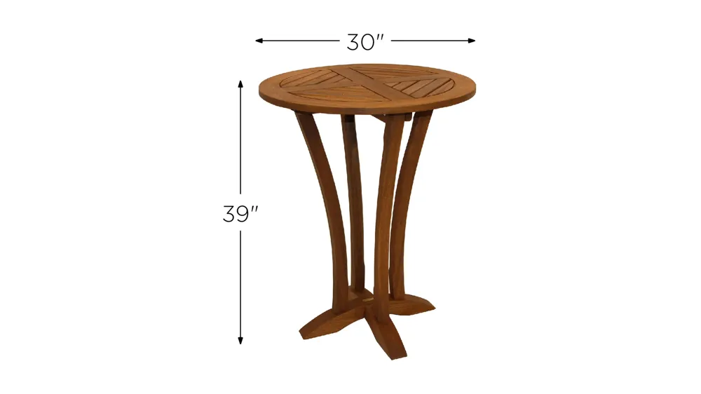 Sandpiper Outdoor Round Table Dimensions
