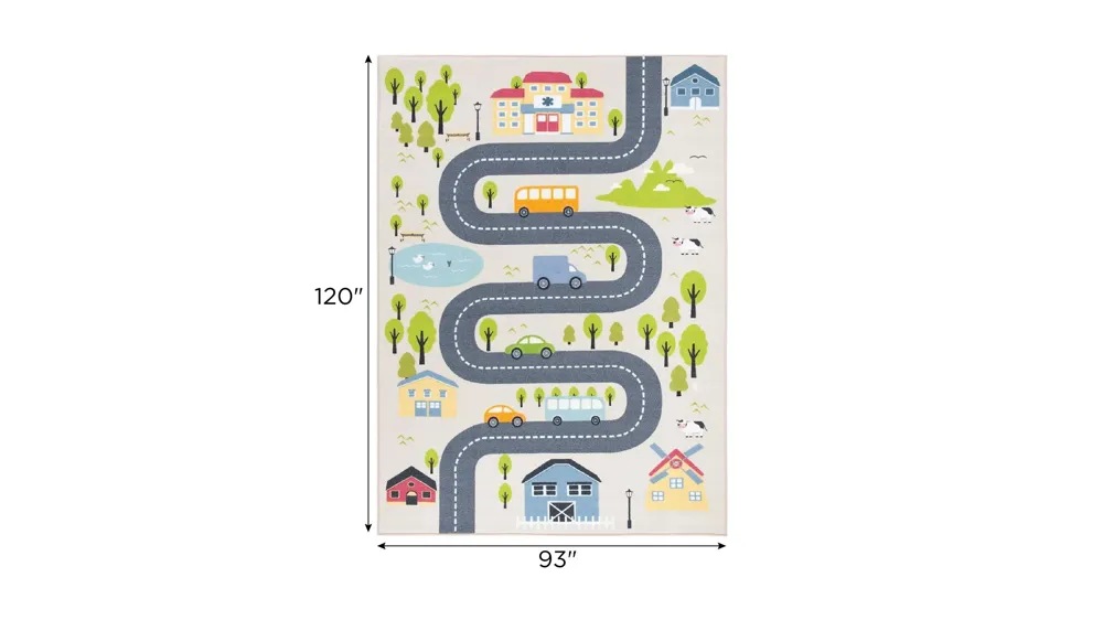Vestal Kids' Playhouse Rug Dimensions