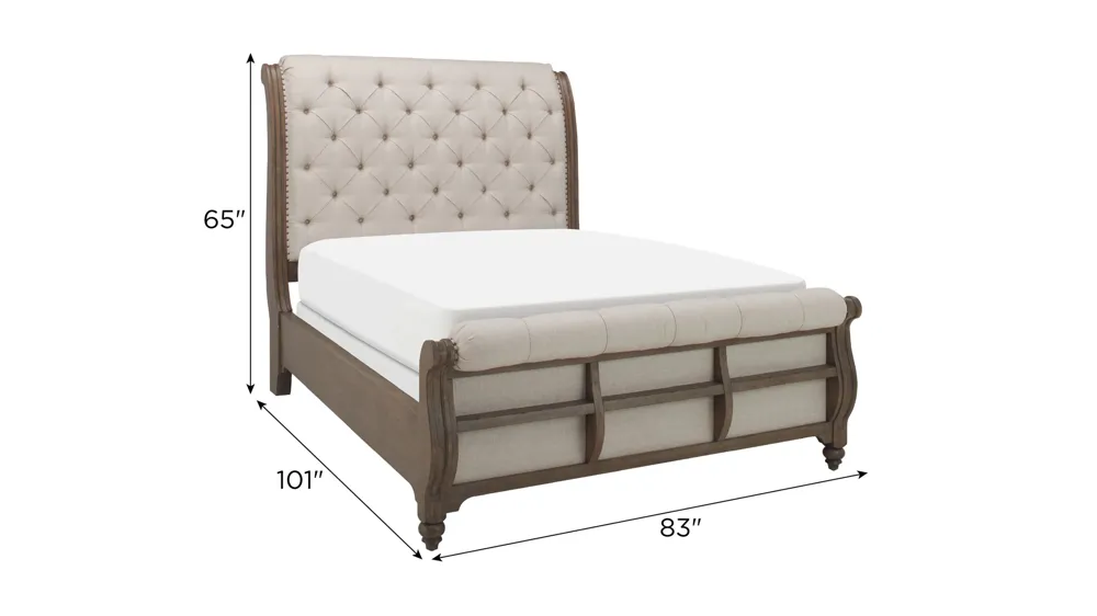 Coventry Sleigh Bed Dimensions