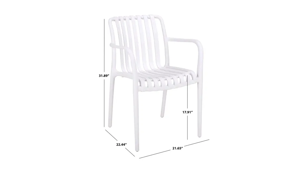 Holly Outdoor Dining Chairs -Set of 2 Dimensions