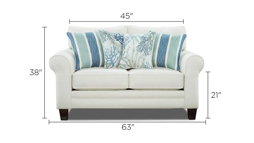 McKinley Loveseat Dimensions