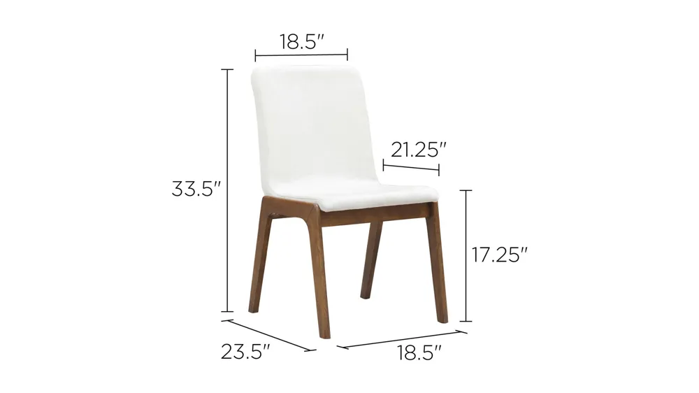 Remix Dining Chair - Set of 2 Dimensions