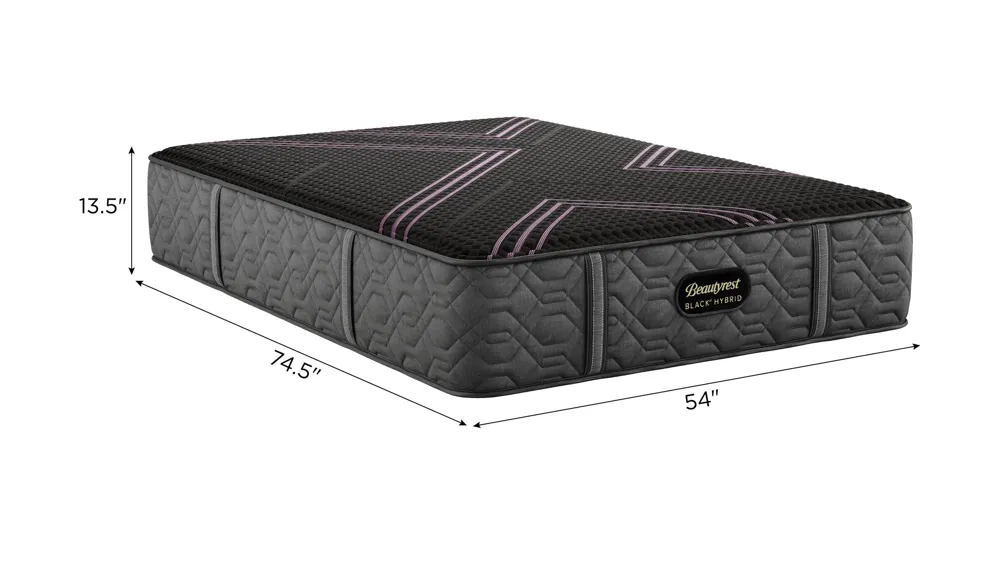 Beautyrest Black Hybrid Series Two Plush Mattress Dimensions
