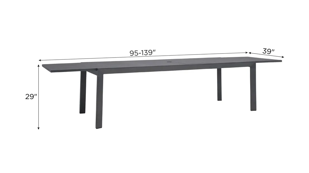 Marella Outdoor Dining Table Dimensions