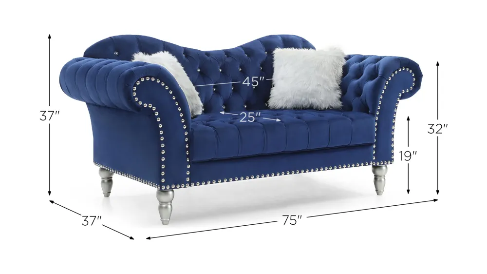 Freeman Loveseat Dimensions