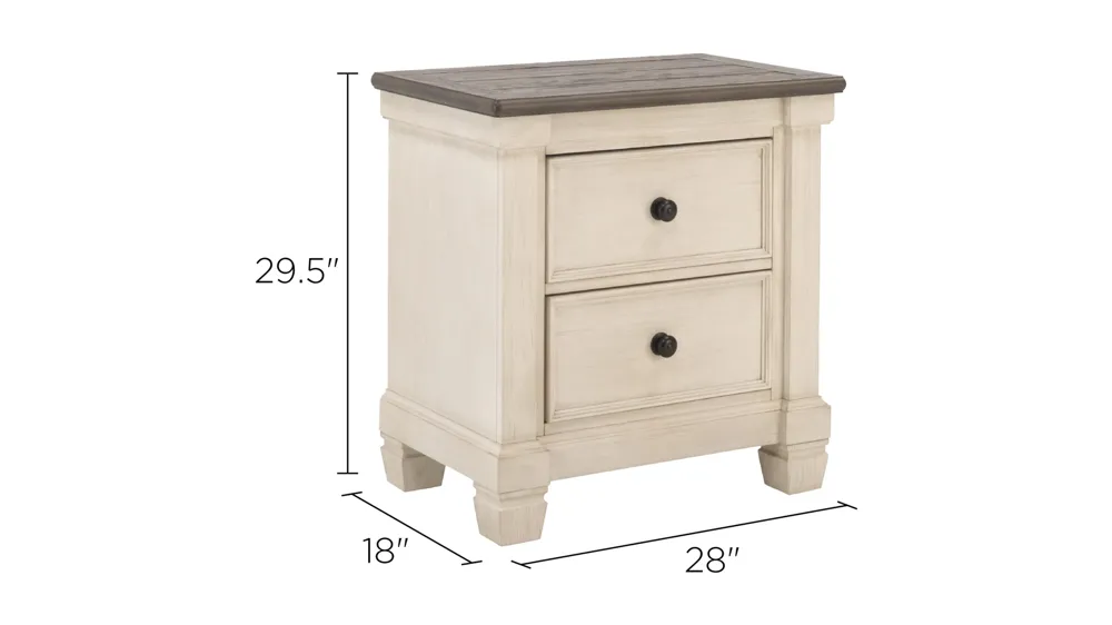 Andover Bedroom Nightstand Dimensions
