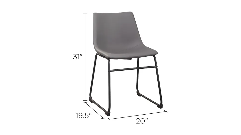 Brigham Dining Chair - Set of 2 Dimensions