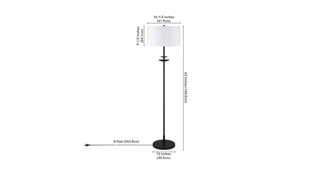 Audrey Floor Lamp Dimensions
