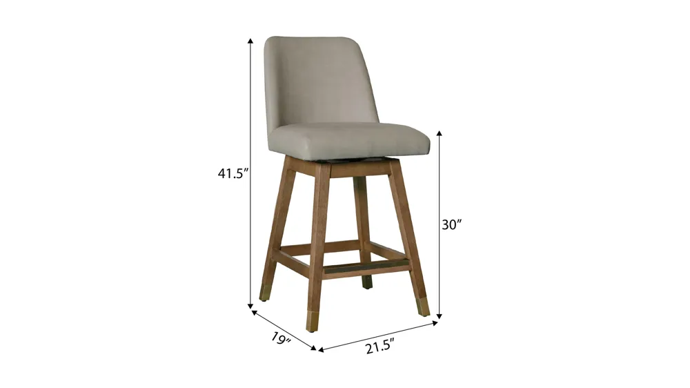 Viola Swivel Barstool Dimensions