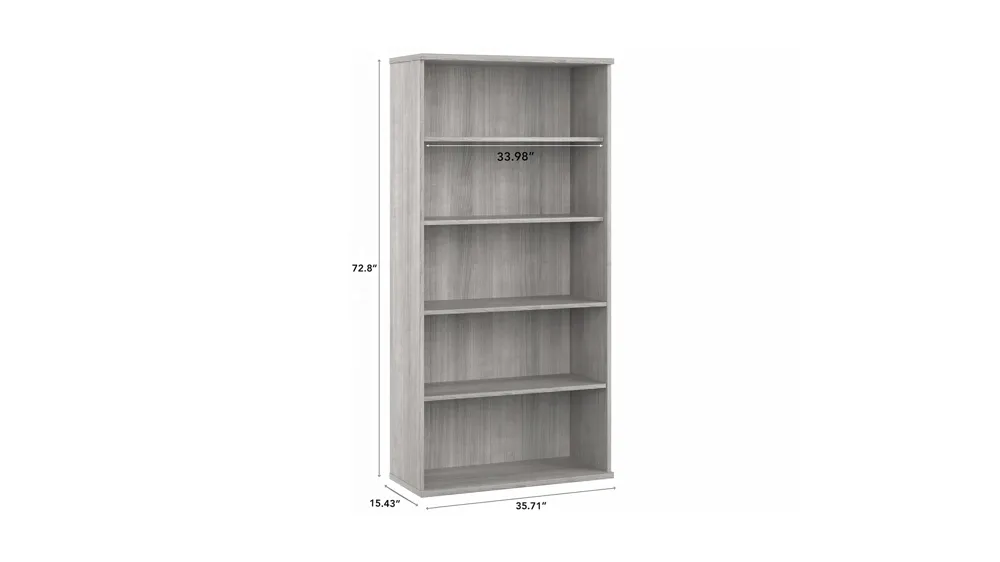 Steinbeck 5 Shelf Bookcase | Raymour & Flanigan