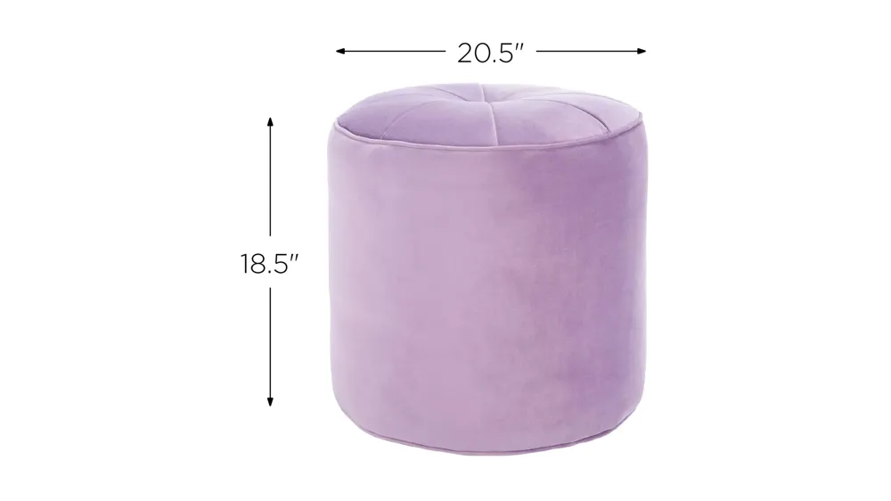 Harrison Cylinder Ottoman Dimensions