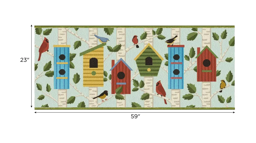 Esencia Bird Condos Indoor/Outdoor Mat Dimensions