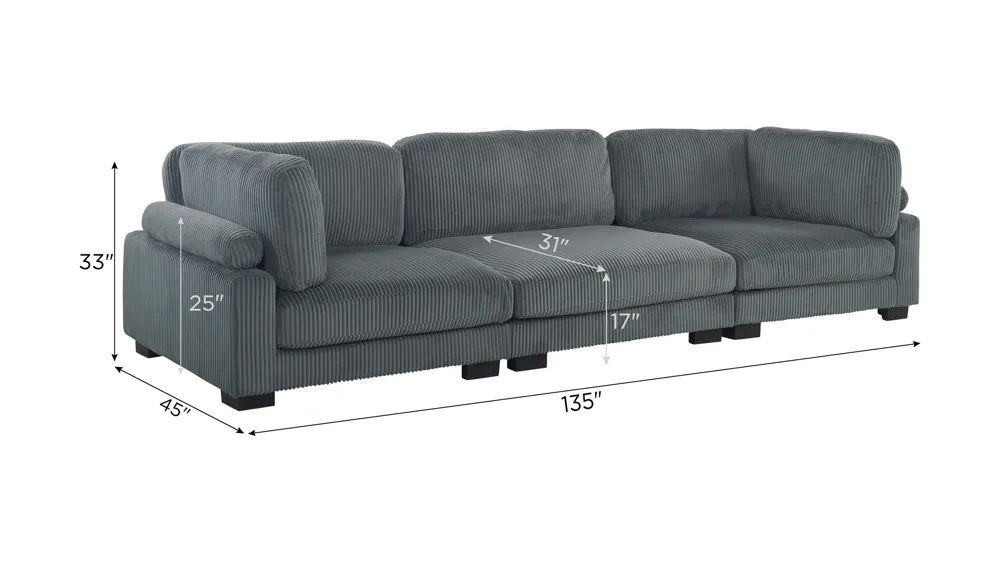Maverick 3-pc. Sofa | Raymour & Flanigan