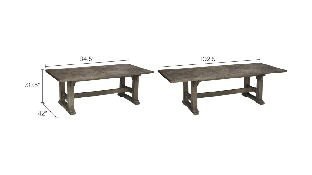 Ashford Dining Table W/ Leaf Dimensions
