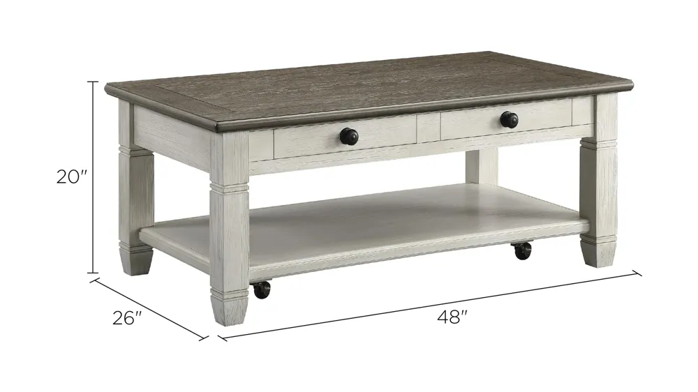 Lark Cocktail Table Dimensions