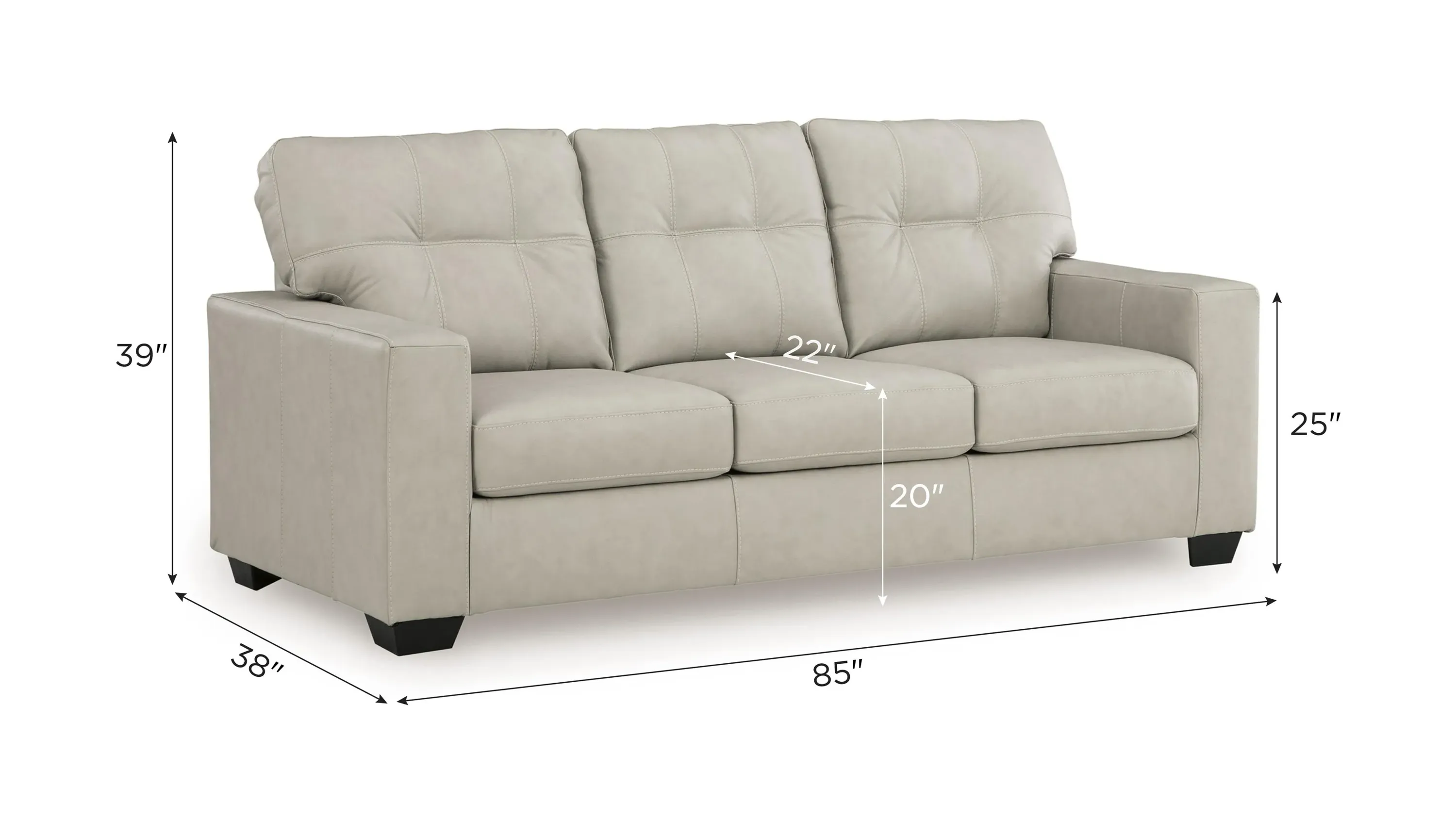Arvell Leather Sofa | Raymour & Flanigan