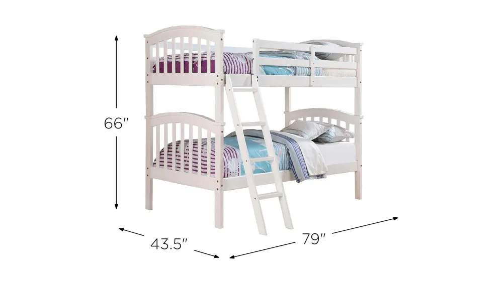 Columbia Bunk Bed Dimensions
