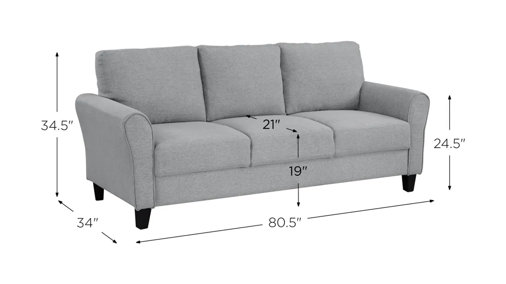 Foxcroft Sofa Dimensions