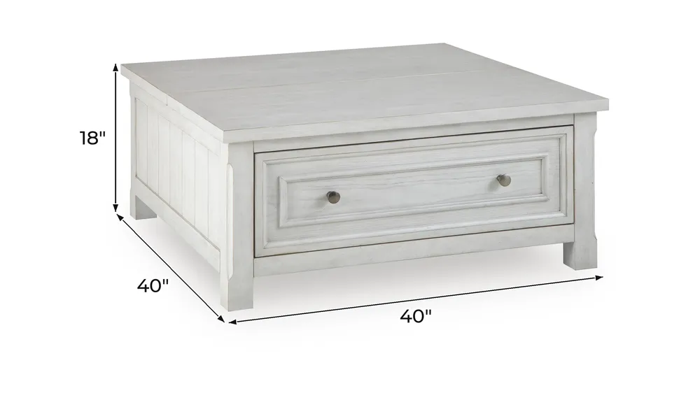 Robbinsdale Lift-Top Coffee Table Dimensions