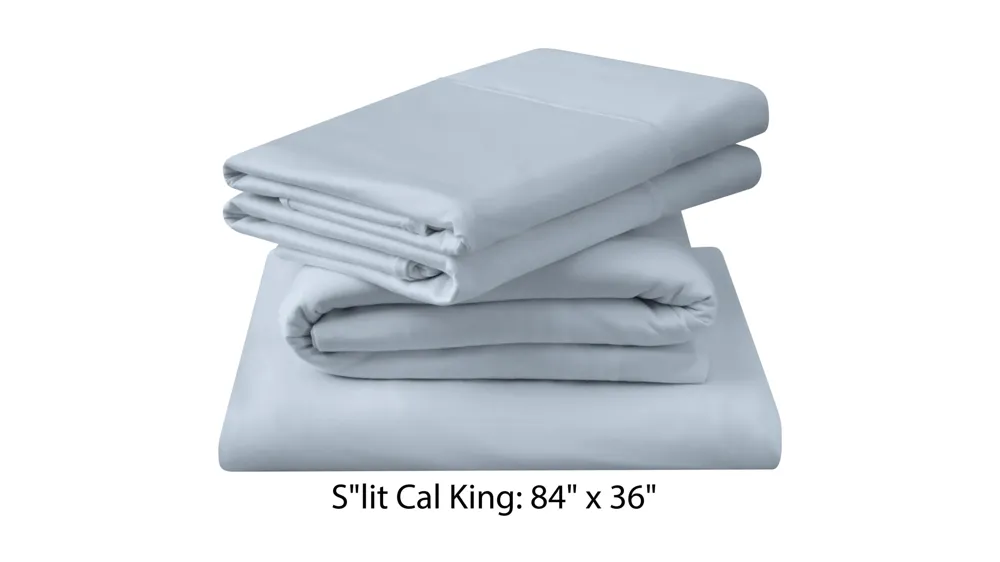 Tempur-Breeze Cooling Split Cal King Sheet Set Dimensions
