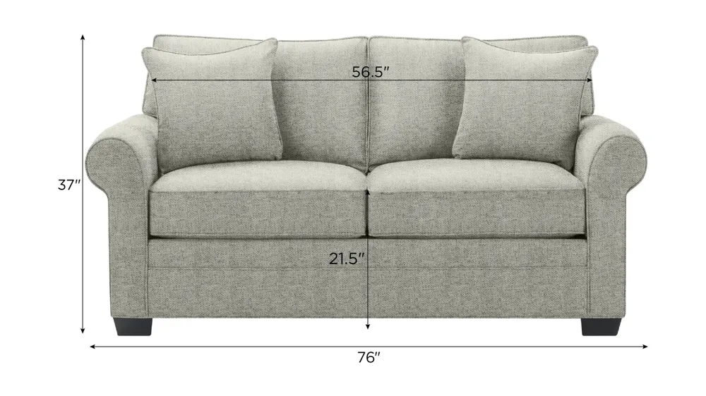 Wellsley Loveseat Dimensions