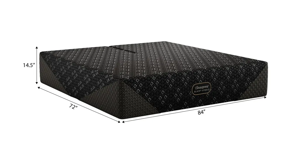Beautyrest Black Hybrid  Series Three XCS Firm Mattress Dimensions
