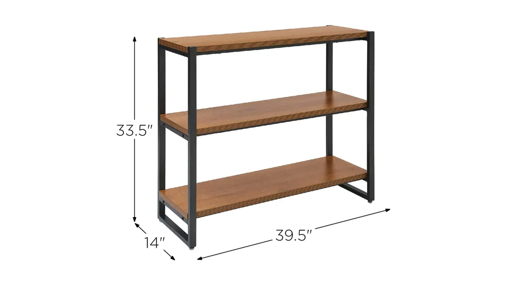 Anderson 3 Tier Bookcase Dimensions