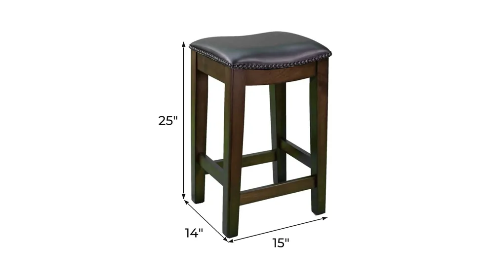 Carmina Counter Stool - Set of 2 Dimensions