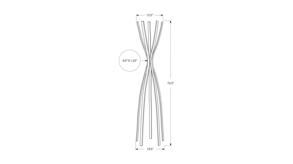 Sawyer Coat Rack Dimensions