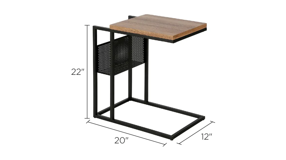 Allana Rectangular End Table Dimensions