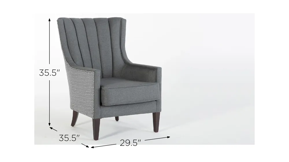 Palmer Accent Armchair Dimensions