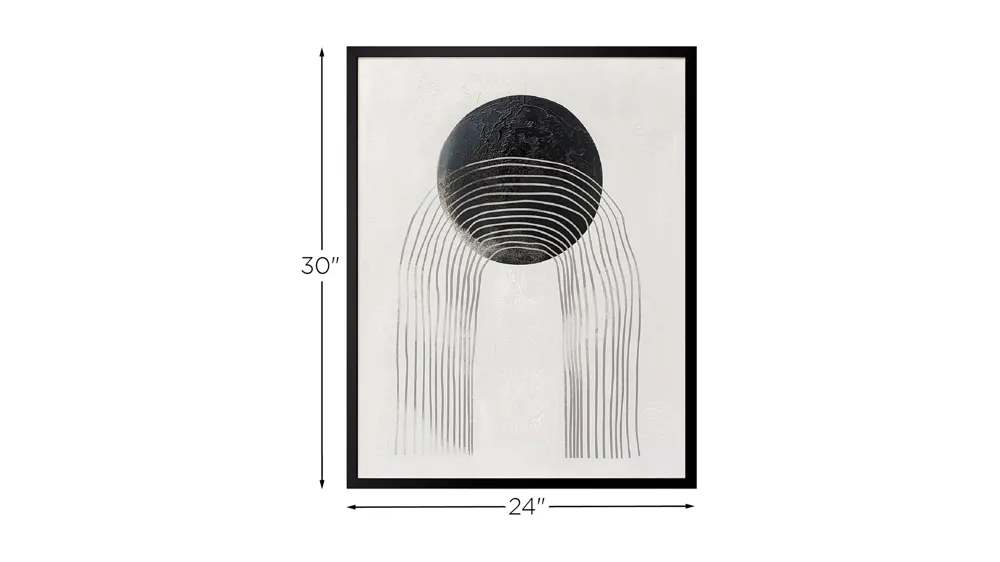 Phases II Wall Art Dimensions