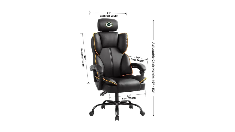 NFL Office Champ Chairs Dimensions