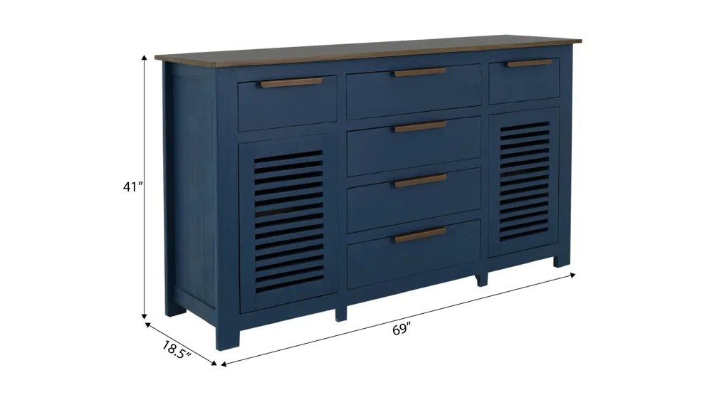 Bonfire Buffet Dimensions