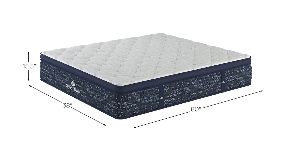 Kingsdown Select Van Pelt Firm Hybrid Euro-Top Mattress Dimensions