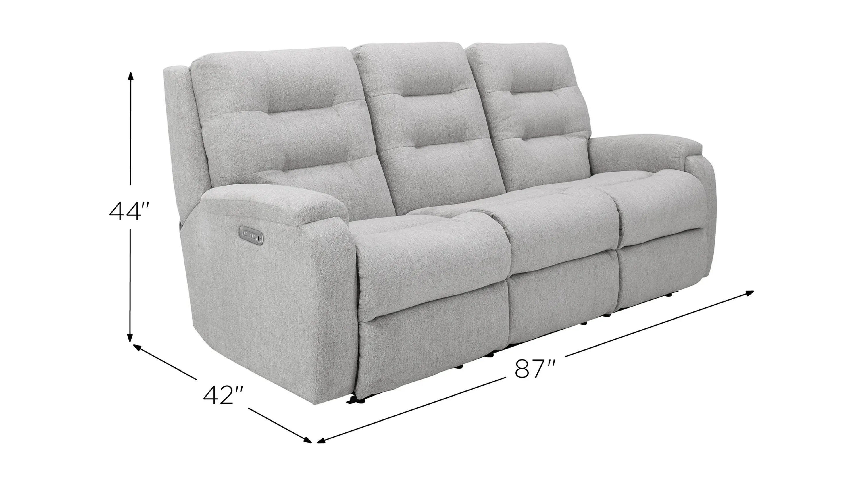 Halenbeck Power Reclining Sofa w/ Headrest | Raymour & Flanigan