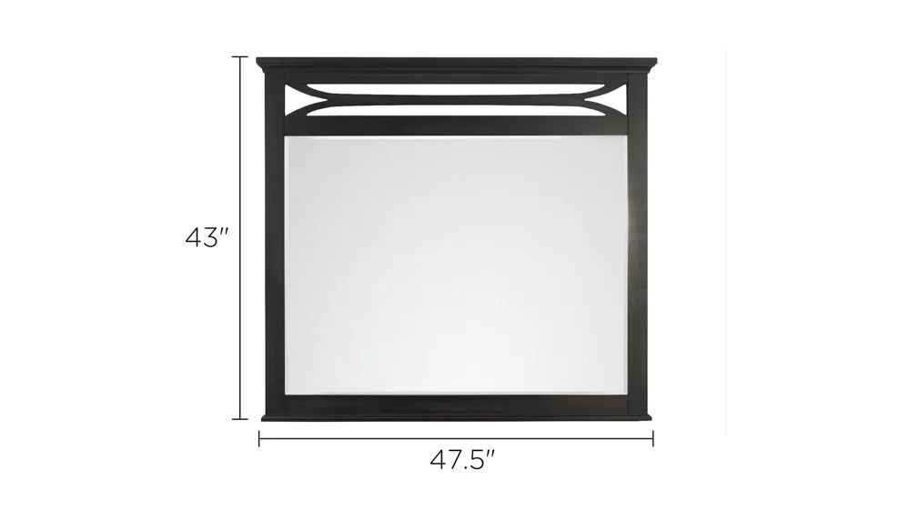 Medford Bedroom Dresser Mirror Dimensions