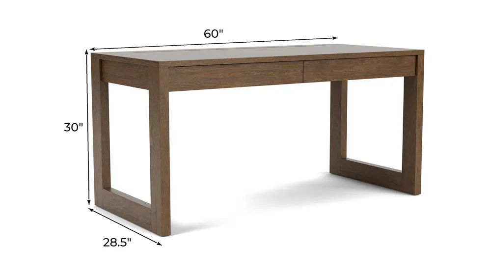 Denver Writing Desk Dimensions