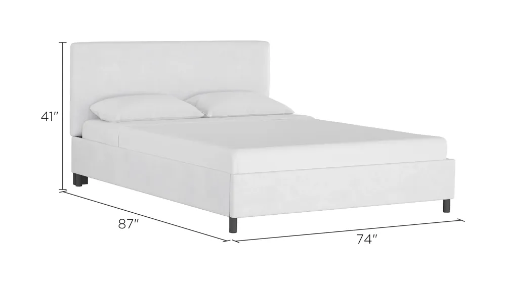 Valerie Platform Bed Dimensions