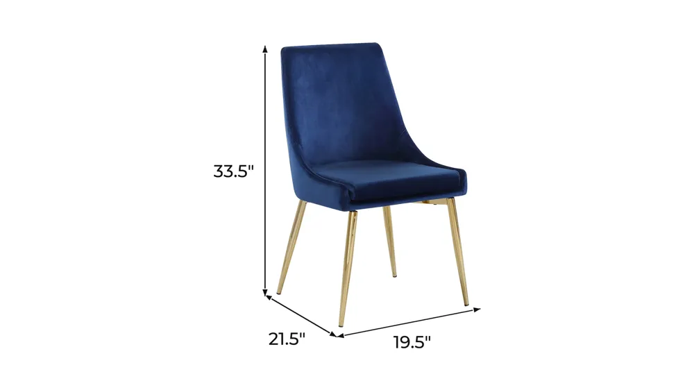 Karina Dining Chair - Set of 2 Dimensions