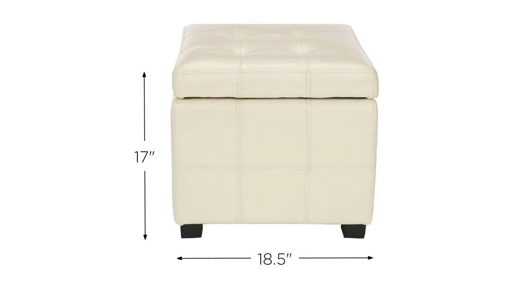 Patrice Tufted Ottoman Dimensions